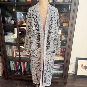 Peruvian Exchange, Alpaca Duster Boho Sweater